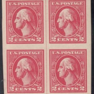 US 534A Washington / Franklin Mint NH VF Block With Vertical Line