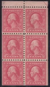 US 463 Washington / Franklin Mint LH F Unique Position 5 "B" In The Sheet