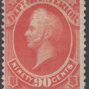 Us O24 Officals Mint Hinged F+ Somewhat Dist. OG