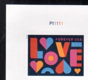 US 5543a Modern Imperf Love Single