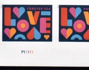 US 5543a Modern Imperf Love Pair