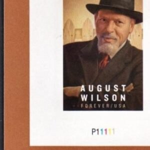 US 5555a Modern Imperf August Wilson Single