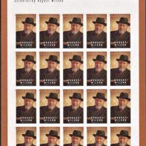 US 5555a Modern Imperf August Wilson Sheet