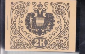 Austria Michel MH2 Mint NH XF Unexplored Booklet - Pristine