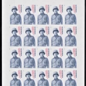 US 5593a Modern Imperf Go For Broke-Jap-Am Soldiers Sheet