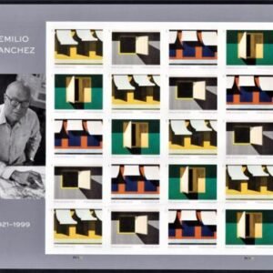 US 5594-97b Modern Imperf Emilio Sanchez Sheet