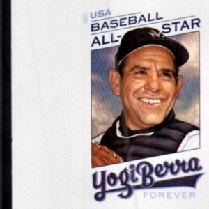 US 5608a Modern Imperf Yogi Berra Single