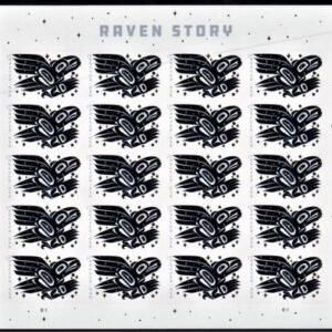 US 5620a Modern Imperf Raven Sheet