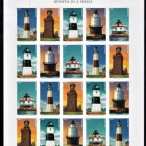 US 5621a Modern Imperf Lighthouses Sheet