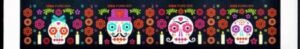 US 5640-43b Modern Imperf Day Of The Dead Strip