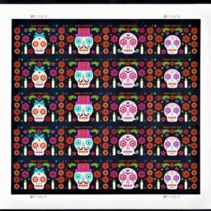 US 5640-43b Modern Imperf Day Of The Dead Sheet