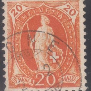 Switzerland 82 Used XF Well Centered - Rich Color - Light Cancel