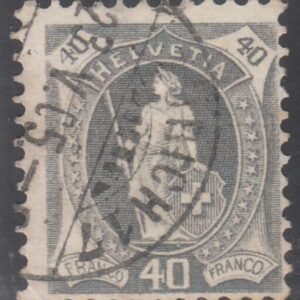 Switzerland 85 (SBK 76F) Nice Cancel 11 3/4 Type II