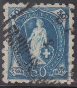 Switzerland 92 (SBK 70B) Used VF-XF Full Perfs