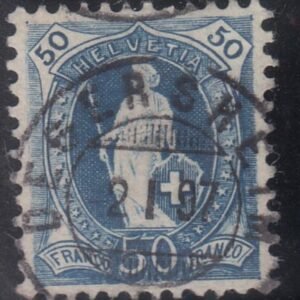Switzerland 86A Used VF-XF 11 1/2 x 11, Control Mark II