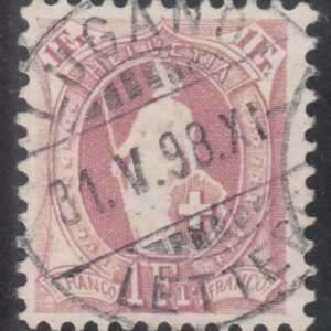 Switzerland 87A Used VF 11 1/2 x 11, Control Mark II