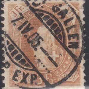 Switzerland 88B Used XF 11 1/2 x 12, Control Mark II