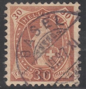 Switzerland 95 (SBK 68D) Used XF Beautiful!