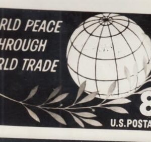 US 1129 4 Large Sized Photo Essays VF, Approved Design World Peace Through Trade