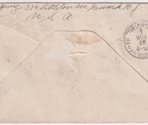 US 1928 Zeppelin American Flight Cover with C6 Block of 4