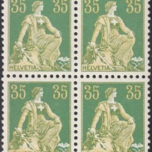 Switzerland 135a/144a Mint NH VF Scarce Complete Set Of Blocks