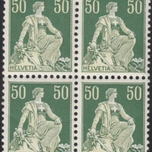 Switzerland 135a/144a Mint NH VF Scarce Complete Set Of Blocks