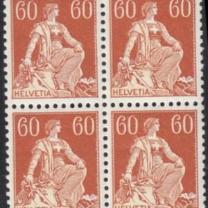 Switzerland 135a/144a Mint NH VF Scarce Complete Set Of Blocks