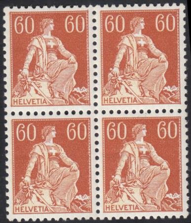 INV-23097x4_be7e8f38-090f-46bb-832d-76fc9ee9a4db Switzerland 135a/144a Mint NH VF Scarce Complete Set Of Blocks