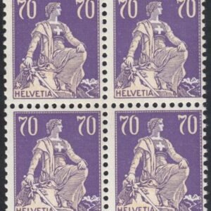 Switzerland 135a/144a Mint NH VF Scarce Complete Set Of Blocks