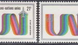 UN Gawes C18.2a Mint NH XF 21 ct. Airmail Missing Black Gaines Cert.