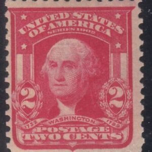 US 319 Bureau & Regular Issues Mint NH F-VF Bright Carmine Shade Noted In Scott