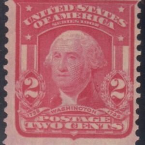 US 319c Bureau & Regular Issues F - VF Mint NH Scarlet Shade