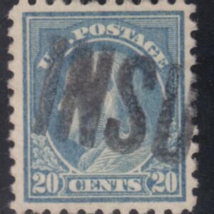 US 476 Washington/Franklin Used VF-XF Neat Cancel
