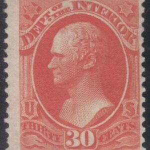 US O23 Mint F-VF OG Dist. Gum, 1 Short Perf