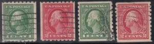 US 410-13 Washington / Franklin Used F-VF+ Scarce!
