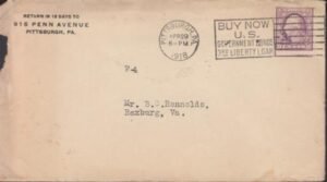 US 483 FDCS Shermack III Stamp Centered To Top, Cover Trimmed Left; Toned On Reverse Only