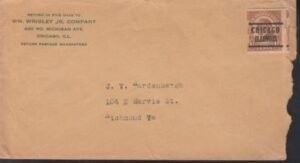 US 576 FDCS Chicago Pecancel Shermack III Ave-F Stamp On F Cover Roughly Opened Right