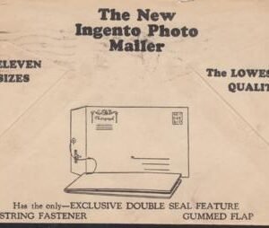 US 577 FDCS Shermack III F-VF Stamp on VF Window Env., All Over B+W Pictorial Advertising On Book For Photo Mailers