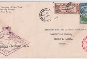 US 1930 C13 - C15 Set on Legal Sized Pan America  Cover to Germany