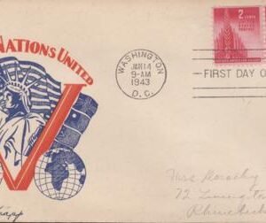 US 907 FDC Printed Knapp Cachet Addressed To Dorothy Knapp In Rhinebeck In Her Hand + Autographed By Her At Lower Left, Effectively Signed Twice. Ex Wally Knapp. Unique!