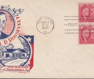 US 931 FDC 2c FDR Fleetwood/Knapp Printed FDC With "MK" At Lower Right For M. Knapp. Ex Wally Knapp, Unique!