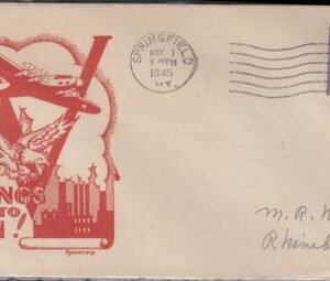 US 905 FDC On Knapp Patriotic "Wings To Win" Addressed To MR Knapp In Rhinebeck. Ex Wally Knapp. Unique!