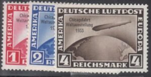 Germany C43 - 45 NH F-VF+ Schlegel Cert. - Chicago Flight