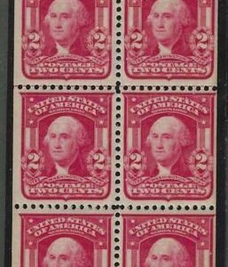 US 319g Classic To Modern F-VF Mint NH Unusually Well Centered + Fresh For This Early Booklet Pane