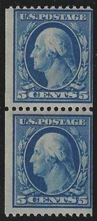 INV-23272itExt_67f8d302-c60a-4ba8-aef2-329e37131dc3 US 351 Classic To Modern F Mint Pair, Just Clears At Right - APS Cert