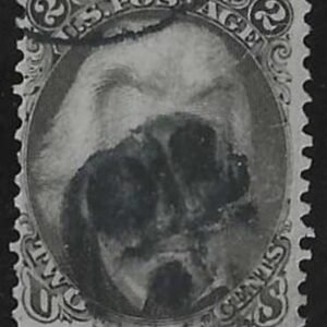 US 73 Fancy Cancel F-VF Used Perfs Clear of Design, Unusual Fancy Cancel