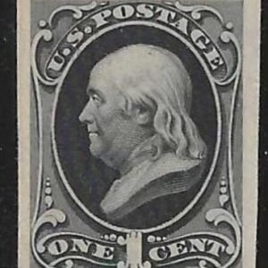 US 156TC4a Essays and Proofs Mint Atlanta Card Proof in Black