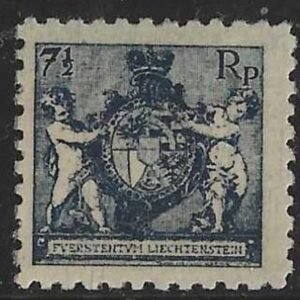 Liechtenstein 58a Worldwide F-VF Mint LH