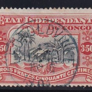 Belgium Congo 29 Used F-VF S-O-N Leopoldville 1904 Cancel