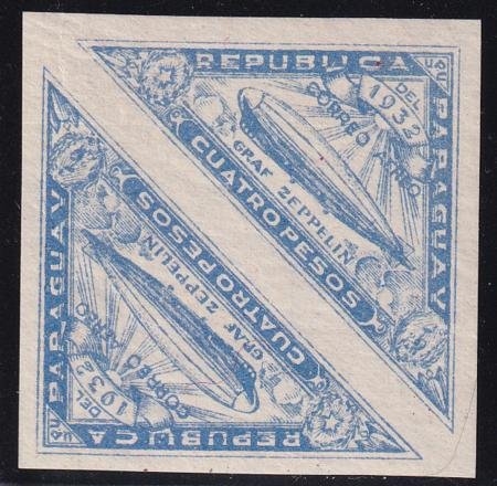 INV-23344itExt_94accca2-ab02-4dfa-a27d-7e956e931900 Paraguay 1931 C74a Mint LH Imperf Pair, Signed Sanabria Underpriced!